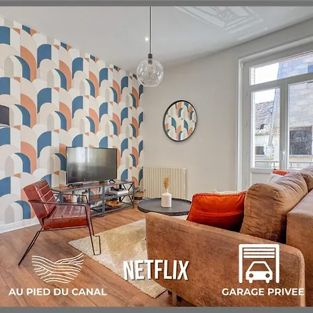 Le Canal,Hyper Centre, Cosy, Fibre, Parking Privee, 1 A 4 Pers Montargis Exterior photo